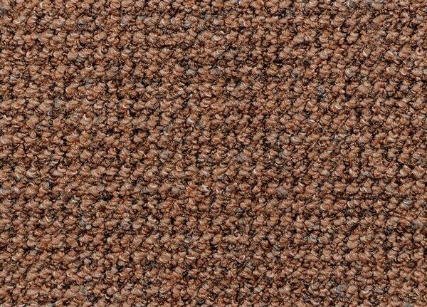Breno Metrážový koberec RE-TWEED 64 oranžový, šíře 400 cm, Oranžová/Vícebarevné