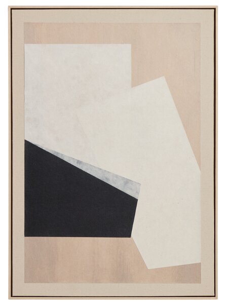 Kave Home Béžový abstraktní obraz Varo 50 x 70 cm I