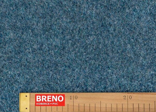 Breno Metrážový koberec NEW ORLEANS 539 – modrý, šíře 400 cm