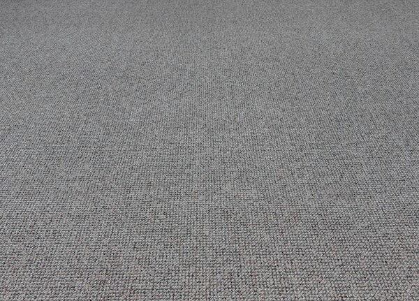 Breno Metrážový koberec RE-TWEED 39 tmavě šedý, šíře 400 cm, Šedá/Vícebarevné