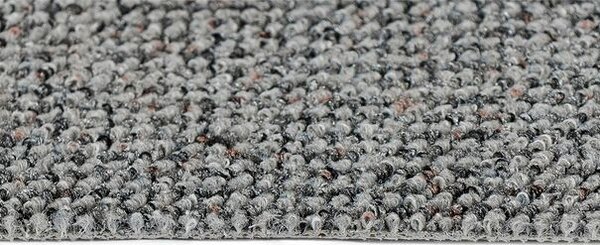 Breno Metrážový koberec RE-TWEED 39 tmavě šedý, šíře 400 cm, Šedá/Vícebarevné