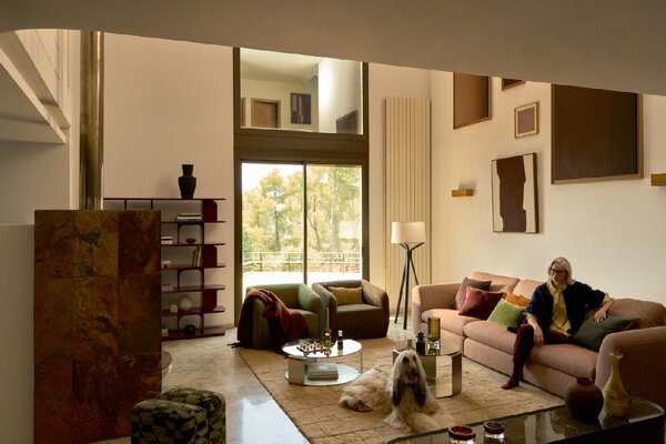 Kave Home Hnědý abstraktní obraz Irden 80 x 100 cm