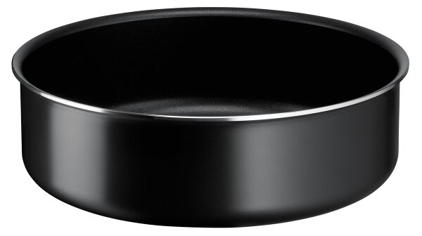Tefal - Sada pánví 3 ks INGENIO EASY COOK & CLEAN BLACK