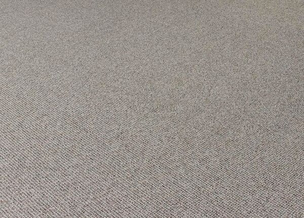Breno Metrážový koberec RE-TWEED 34 šedobéžový, šíře 400 cm, Šedá/Vícebarevné