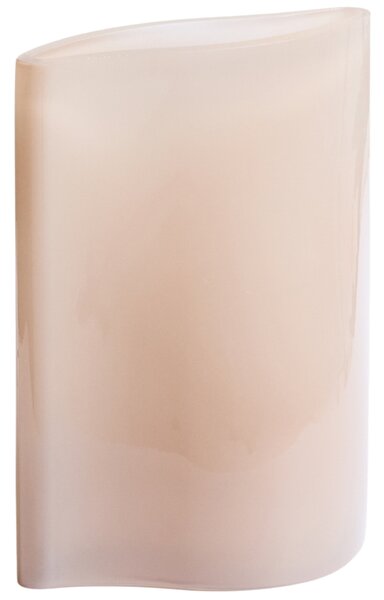 Kave Home Růžová skleněná váza Ardeni 22 cm
