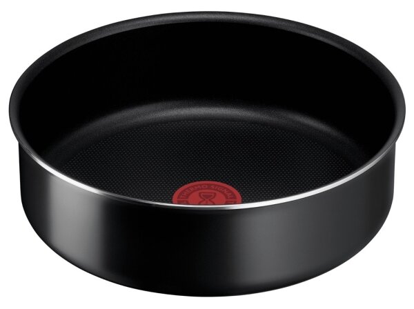Tefal - Sada pánví 3 ks INGENIO EASY COOK & CLEAN BLACK