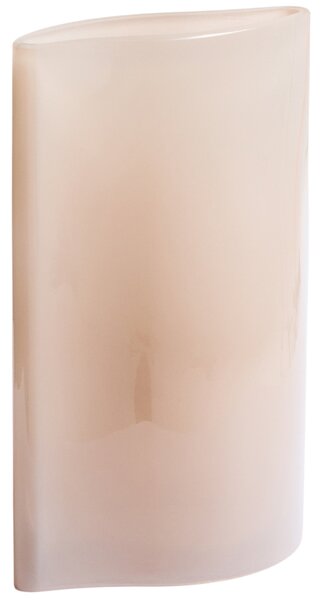 Kave Home Růžová skleněná váza Ardeni 28 cm