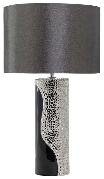 Stolní lampa AIKEN Porcelán Černá