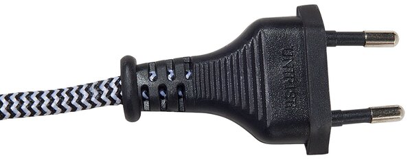 Stojací lampa OWENS Nastavitelná Dubové dřevo Černá