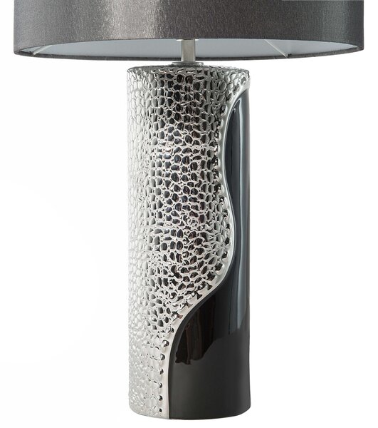 Stolní lampa AIKEN Porcelán Černá