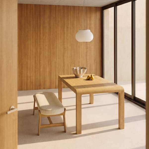 Kave Home Dubový rozkládací jídelní stůl Erisia 180/230 x 90 cm