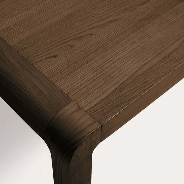 Kave Home Hnědý dřevěný rozkládací jídelní stůl Erisia 180/230 x 90 cm