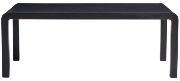 Kave Home Černý dřevěný rozkládací jídelní stůl Erisia 200/280 x 100 cm