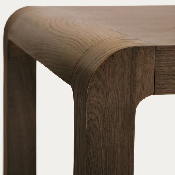 Kave Home Hnědý dřevěný rozkládací jídelní stůl Erisia 180/230 x 90 cm