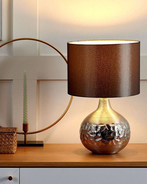 Stolní lampa YAKIMA Porcelán Šedá