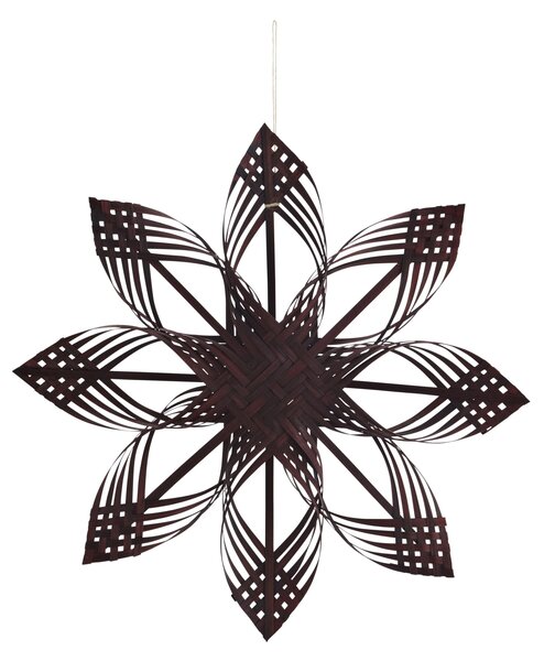 Dekorativní hvězda Bamboo Star Bordeaux