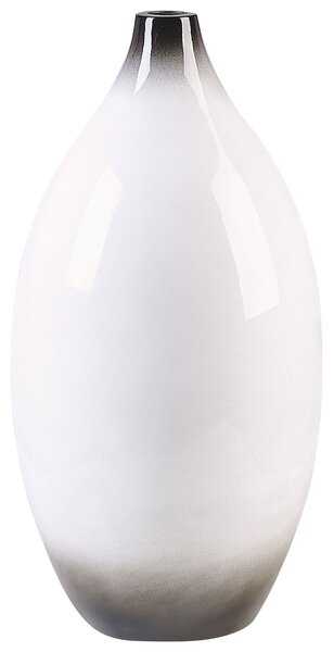 Dekorativní váza BAEZA Keramika 46 cm Bílá
