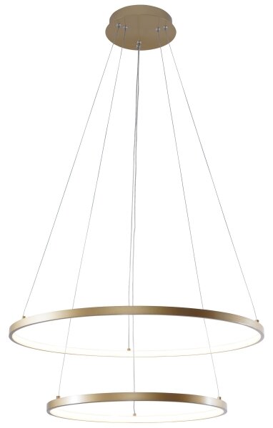 Zuma Line 18140GD-2 - LED Lustr na lanku BRENO LED/50W/230V 3000/4000/6000K