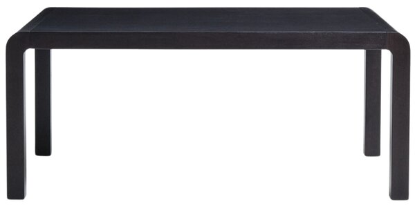 Kave Home Černý dřevěný rozkládací jídelní stůl Erisia 180/230 x 100 cm