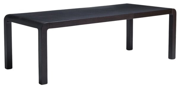 Kave Home Černý dřevěný rozkládací jídelní stůl Erisia 180/230 x 100 cm