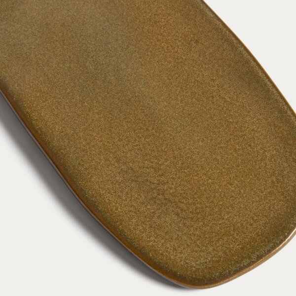 Kave Home Zelené servírovací prkénko Aderno 29 x 12 cm