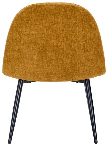 KŘESLO, dřevo, kov, textil, žlutá, černá Livetastic - Křesla klasická, Online Only