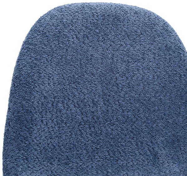 KŘESLO, dřevo, kov, textil, modrá, černá Livetastic - Křesla klasická, Online Only