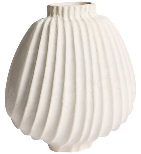 Kave Home Bílá váza Arisea 28 cm