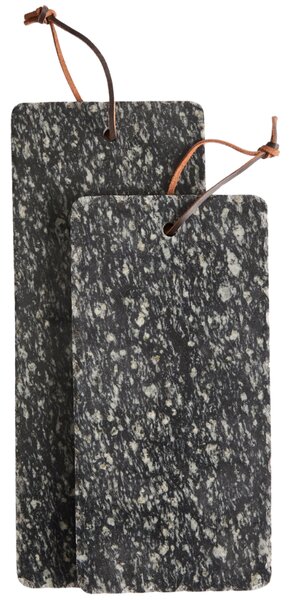 Kave Home Šedé kamenné servírovací prkénko Arlena 31 x 15 cm