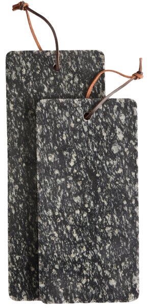 Kave Home Šedé kamenné servírovací prkénko Arlena 39 x 15 cm