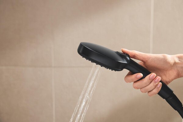GROHE Vitalio Comfort 250 - Sprchový systém s termostatem na zeď, černá matná 266962431