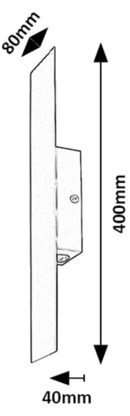 Rabalux 71057 - LED Nástěnné svítidlo AMPEL LED/6W/230V 3000K černá
