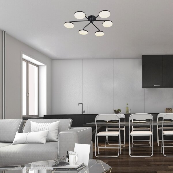 Rabalux 71063 - LED Přisazený lustr MADI LED/24W/230V 3000K černá