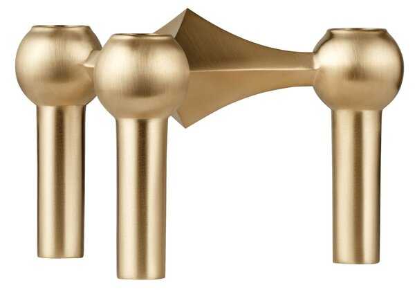 Designový svícen STOFF Nagel Brushed Brass