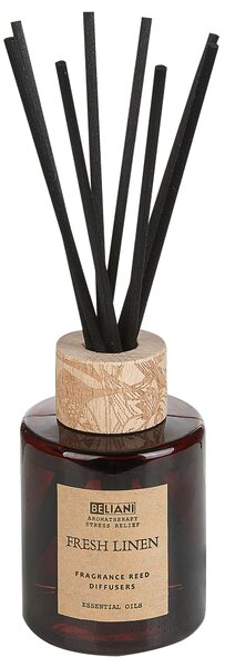 Vonná svíčka s aroma difuzérem DARK ELEGANCE 9 cm Hnědá