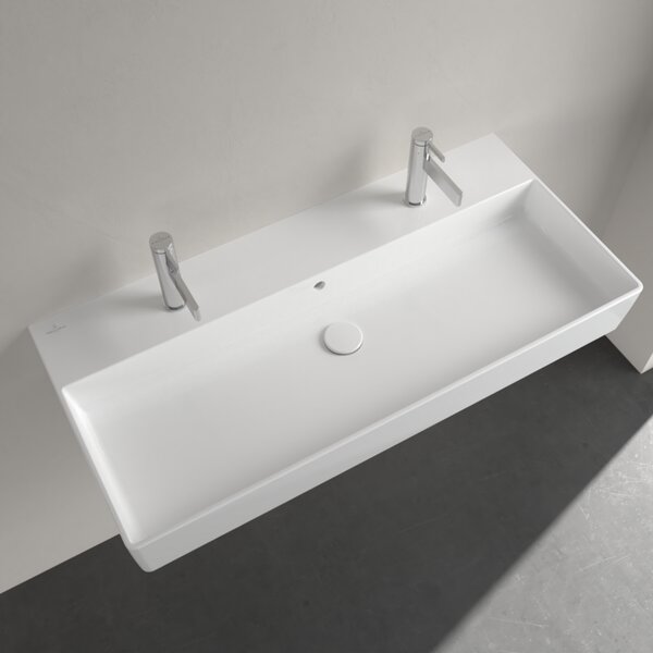 Villeroy & Boch Memento 2.0 - Umyvadlo 1000x470 mm, s přepadem, alpská bílá 4A221L01