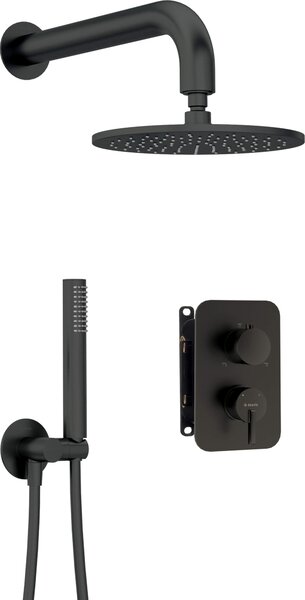 Deante Silia, pod-omietkový sprchový set s Box, čierna, DEA-BXYYNQSM