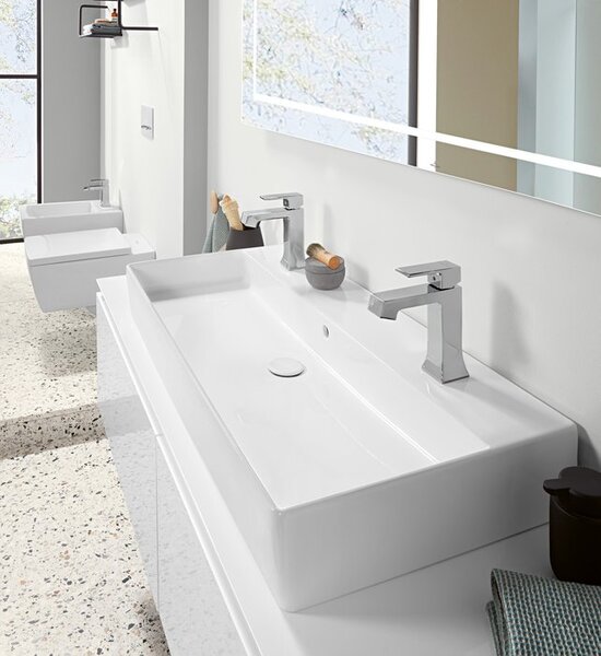 Villeroy & Boch Memento 2.0 - Umyvadlo 1000x470 mm, s přepadem, alpská bílá 4A221L01