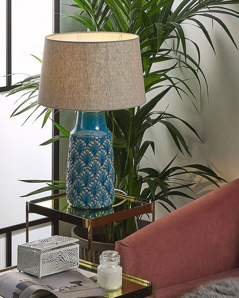 Stolní lampa THAYA Keramika Modrá