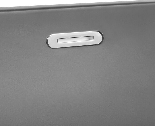 Rohová vana GOCTA Levá 170 x 80 cm Černá