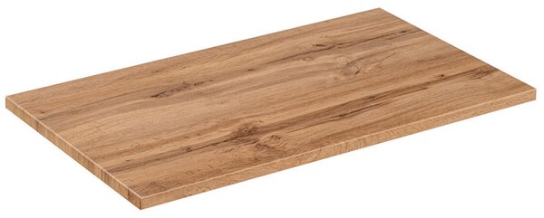 Koupelnová skříňka ADEL BLACK 80 cm s deskou a černým regálem