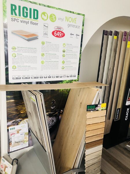 Rigid Vinyl Floor click Dub country 8009 2,235 m2