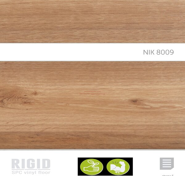 Rigid Vinyl Floor click Dub country 8009 2,235 m2