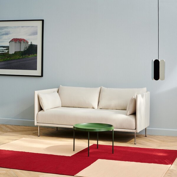 HAY Koberec Ethan Cook Flat Works, Peach Green Check, 170 x 240