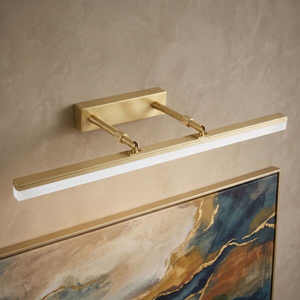 Toolight Rea, Koupelnové nástěnné LED svítidlo APP1876-1W 60cm BRUSH GOLD, OSW-66031