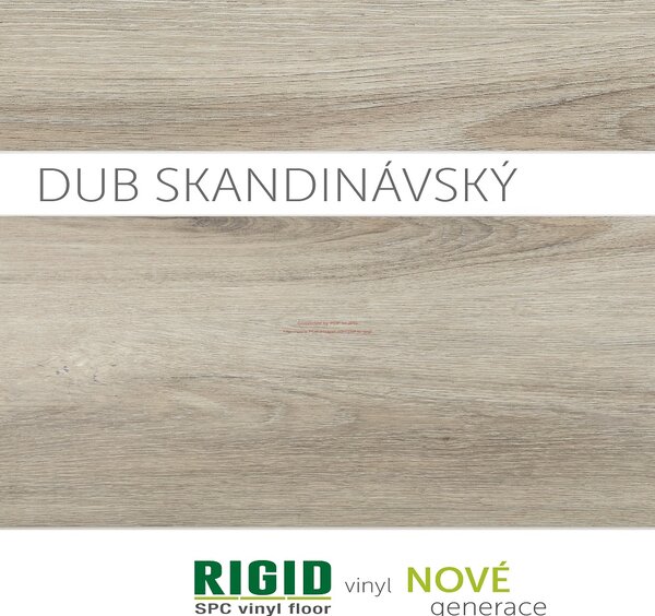 Rigid Vinyl Floor click Dub skandinávský 9480 2,235 m2