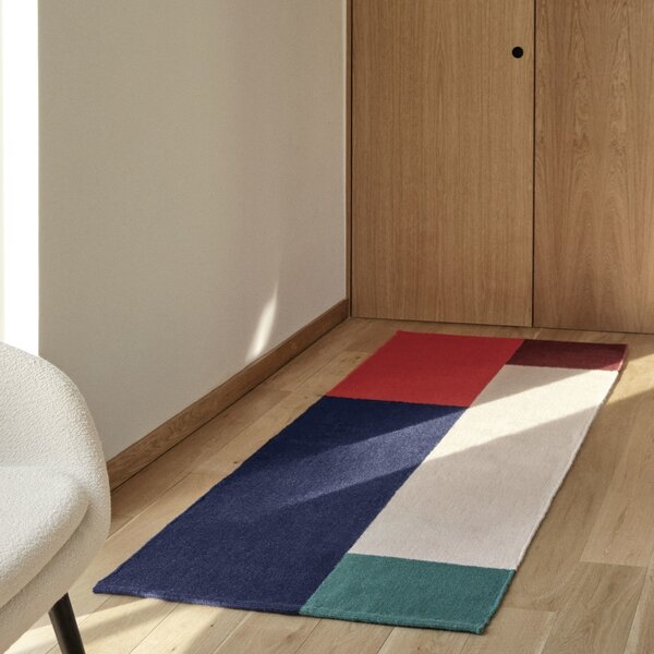 HAY Koberec Ethan Cook Flat Works, Peach Green Check, 170 x 240
