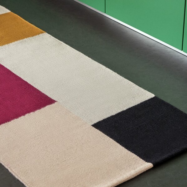 HAY Koberec Ethan Cook Flat Works, Peach Green Check, 170 x 240