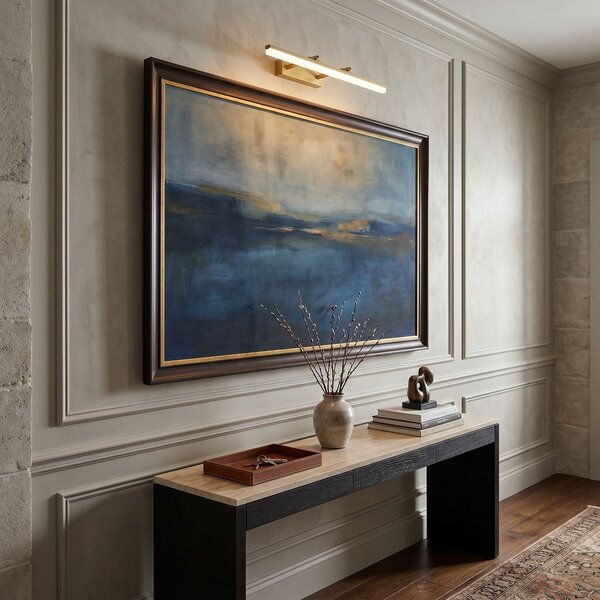 Toolight Rea, Koupelnové nástěnné LED svítidlo APP1876-1W 60cm BRUSH GOLD, OSW-66031