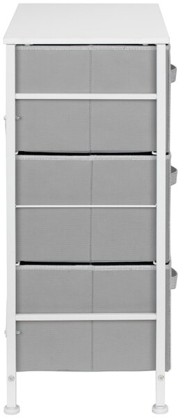 KOMODA, šedá, bílá, 45/71.5/30 cm PBJ - Široké komody, Online Only